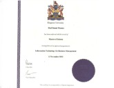 مدرک کارشناسی ارشد Kingston University