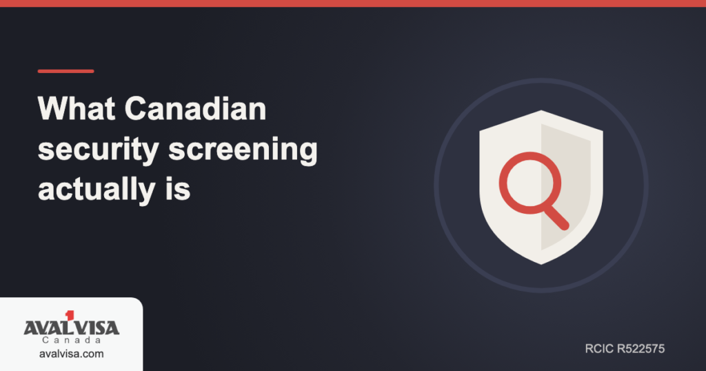 What Canadian security screening actually is