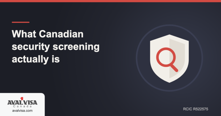 What Canadian security screening actually is